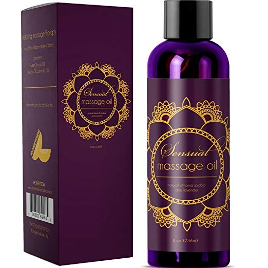 Massage Oil, Romantic Date Evening Present For Couples, Botanical Bay Australia, 125ml